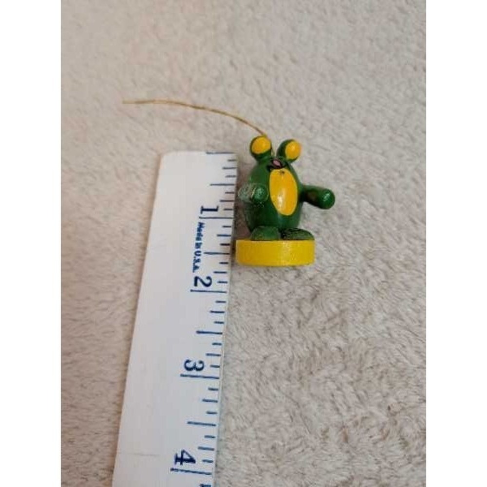 Vintage Frog Keychain Ornament Religious Quote Art Figurine Lot 3pc - Picture 9 of 12